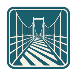 Spruce Street Suspension Bridge Logo
